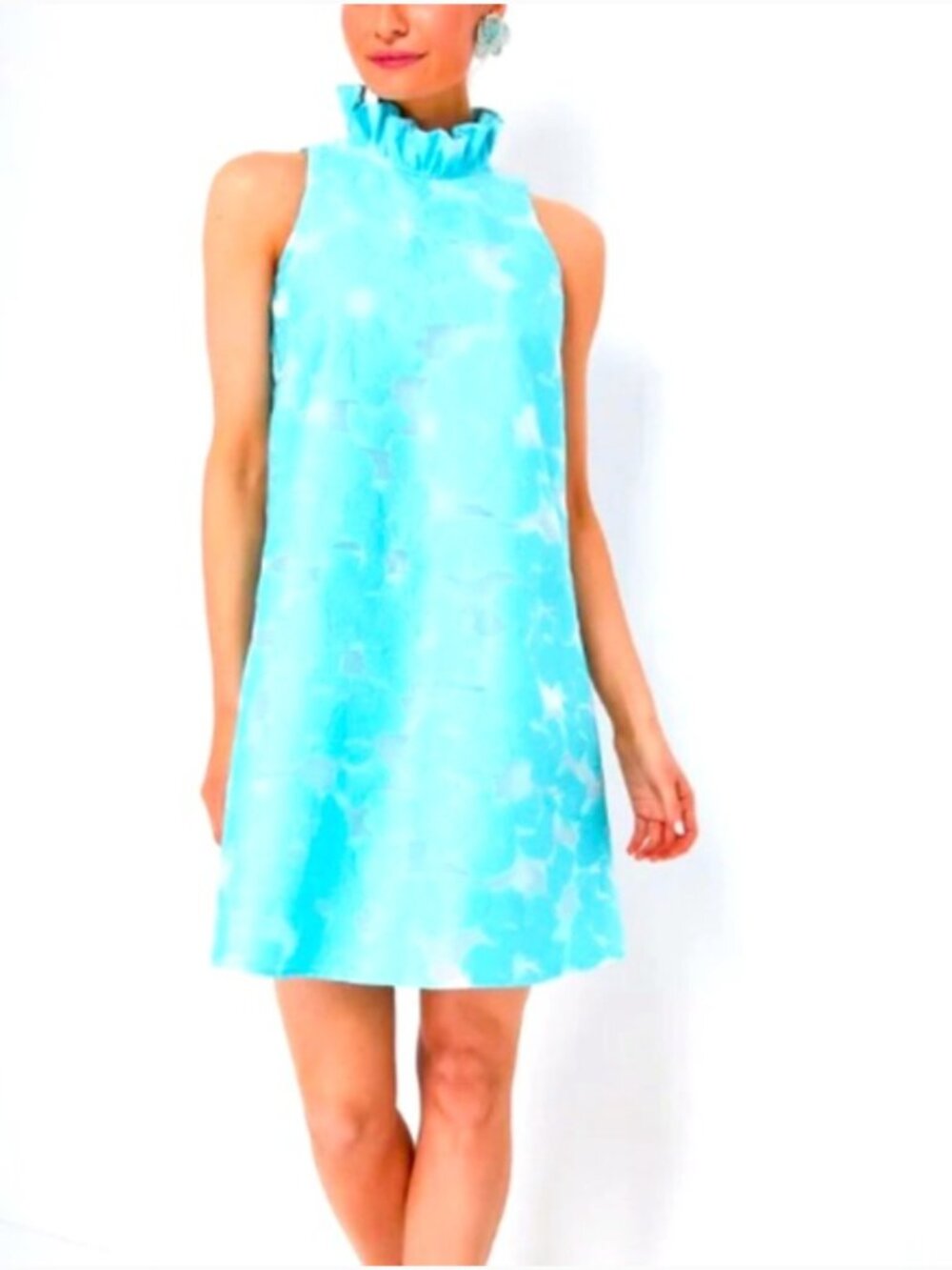 Tuckernuck Cyan Fil Coupe Blythe Dress XXL